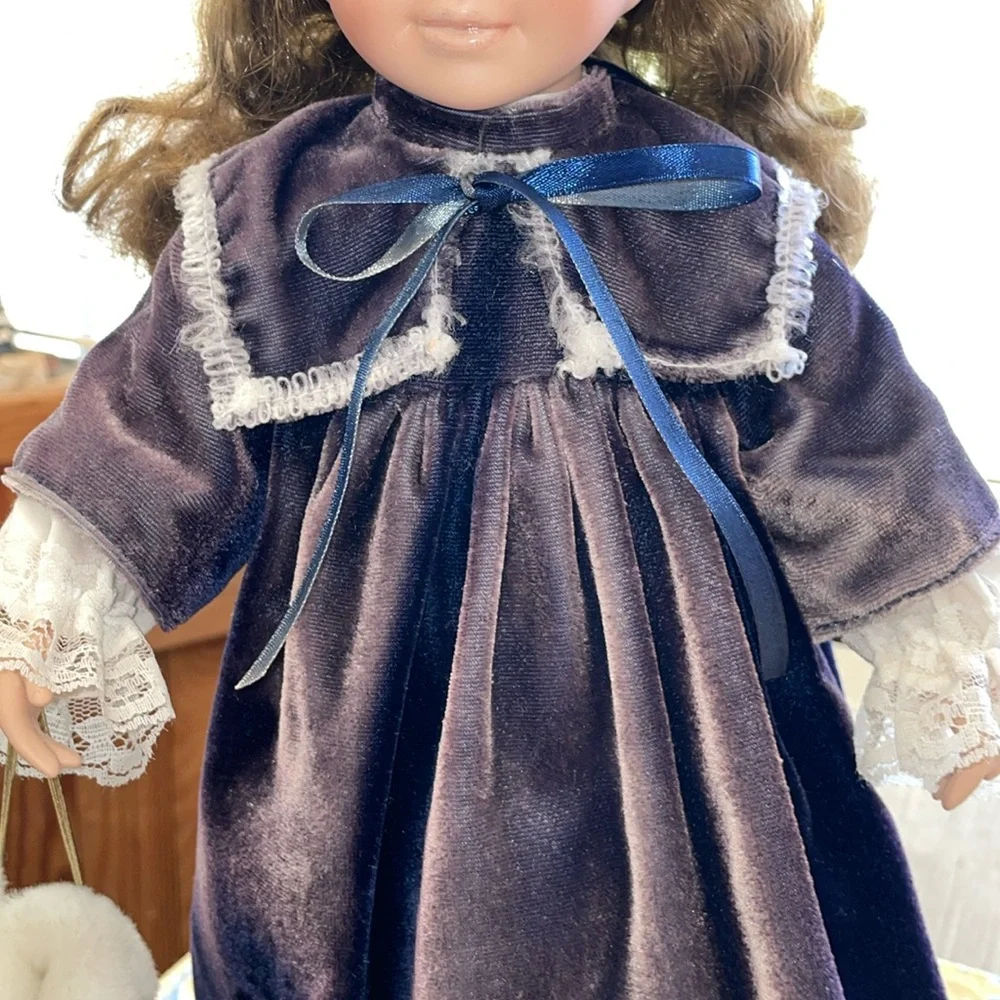 Avon Special Memories Skater with Ice Skates Doll Preloved